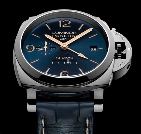 panerai limited edition blue|panerai gmt models.